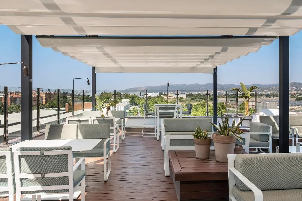 Terrace, Salles Hotel Ciutat del Prat Barcelona Airport, Barcelona