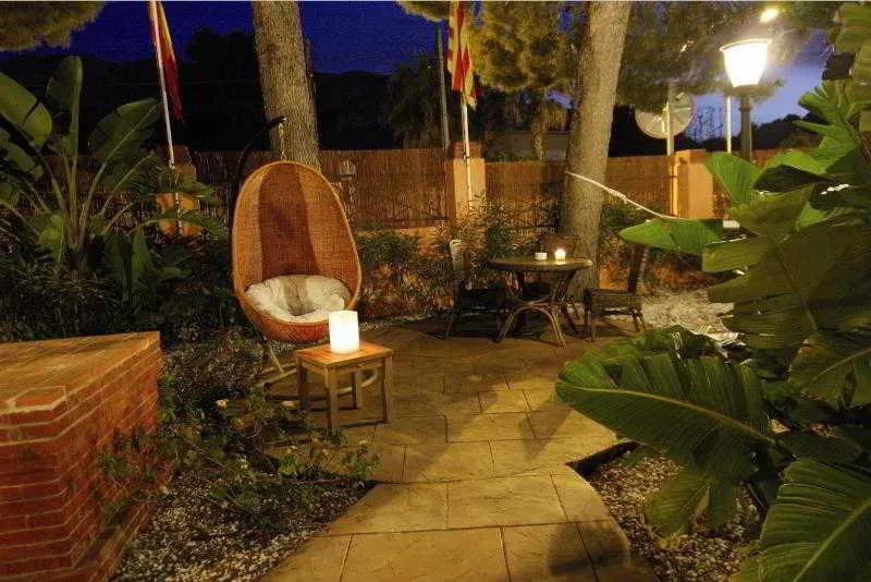Terrace, Hotel Palau Verd, Costa Blanca