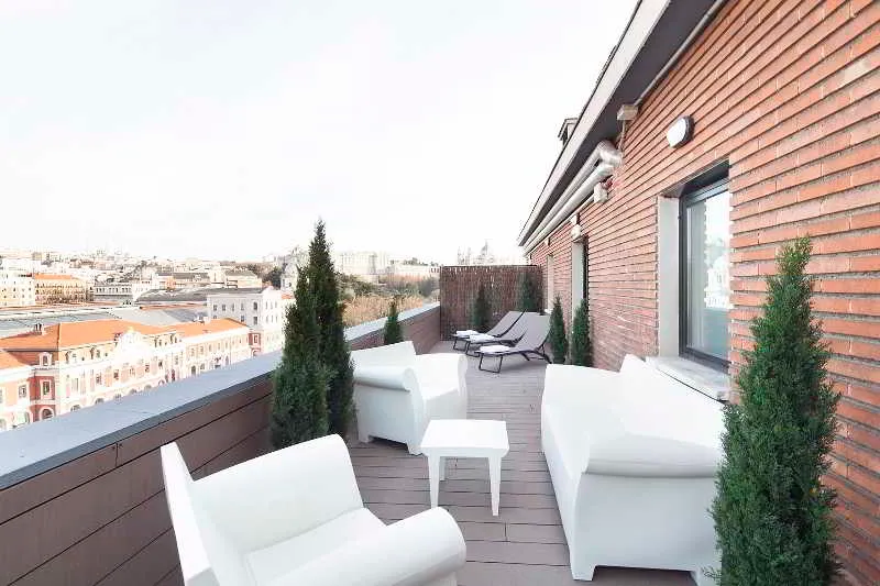 Terrace, Acta Madfor Hotel, Madrid
