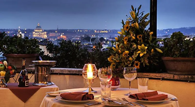 Restaurant, Bettoja Hotel Atlantico, Rome