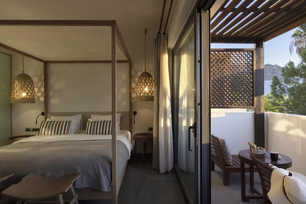 SUITE KING BED ONE BEDROOM  Room, Aulus Lindos Rhodes, Curio Collection by Hilton, Rhodes