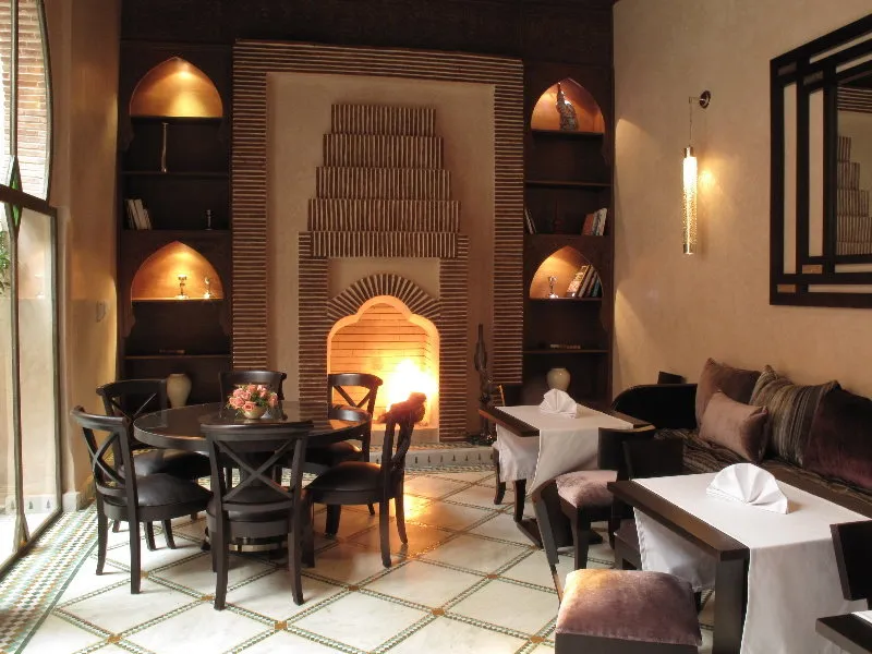 General view, Riad Le Perroquet Bleu, Marrakech