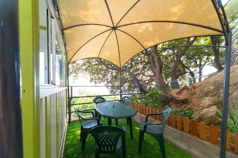 Terrace, Camping El Far, Costa Brava