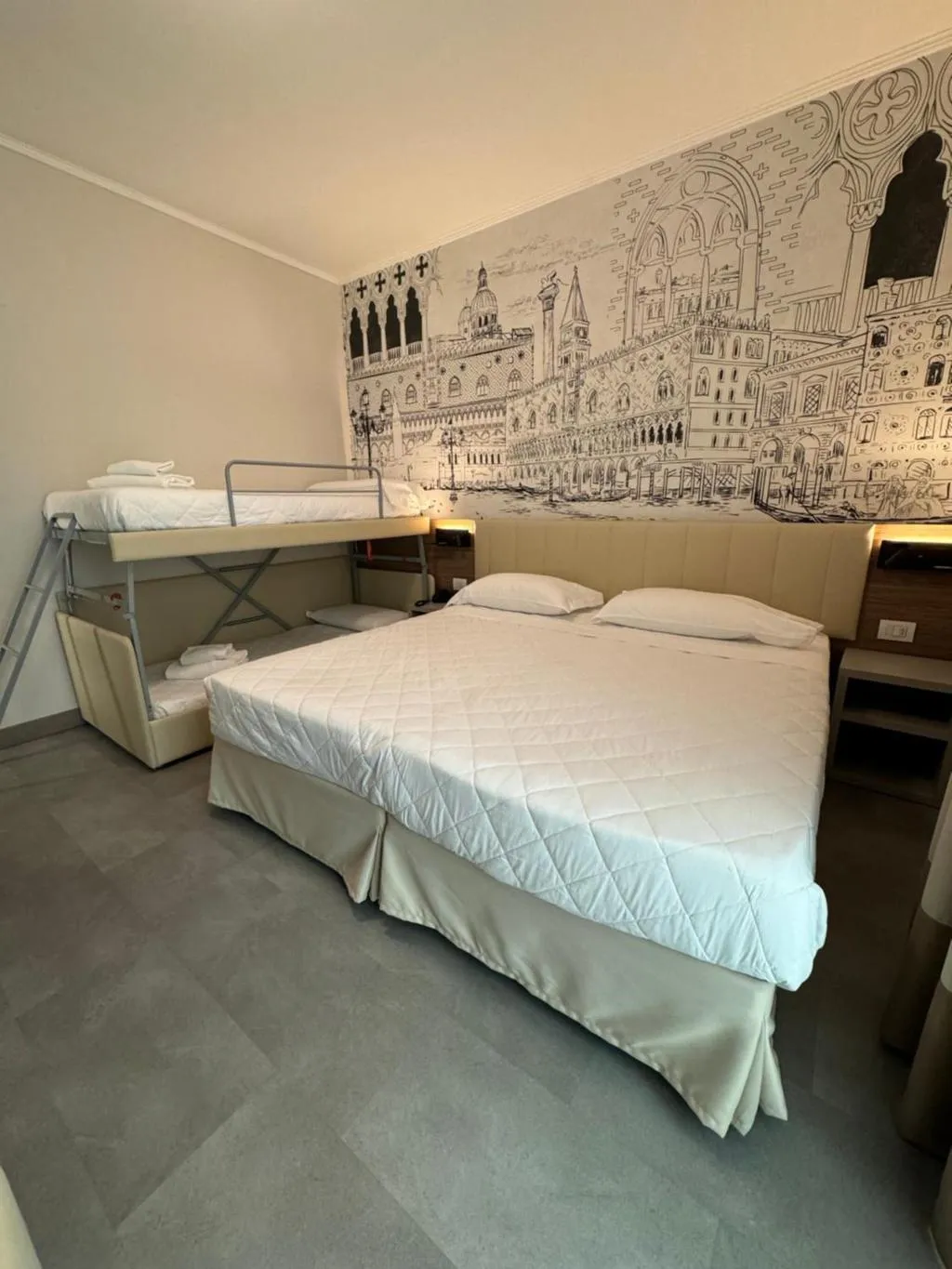 QUADRUPLE COMFORT Room, Hotel Marco Polo, Venice