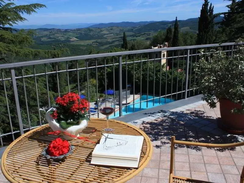 Terrace, Villa Sant'Uberto Country Inn, Florence