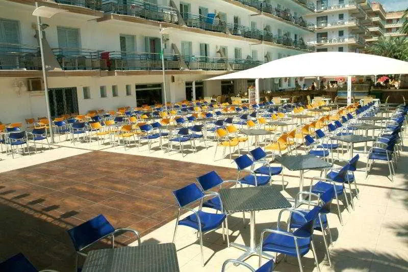Terrace, Hotel Alhambra, Costa Brava