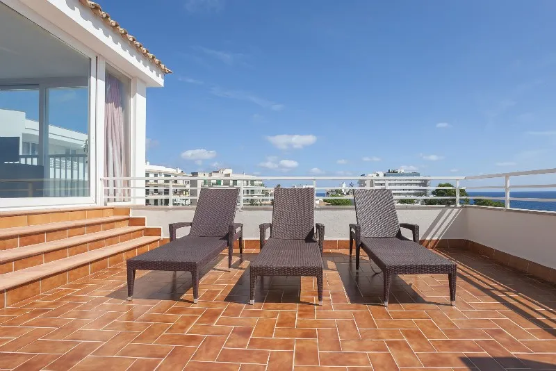 Terrace, Pierre et Vacances Mallorca Portomar, Majorca