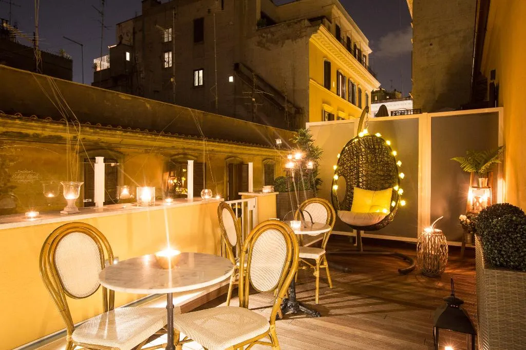 Terrace, Relais Monti, Rome
