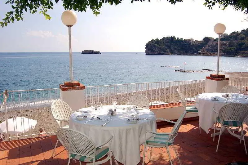Restaurant, Lido Mediterranee, Taormina