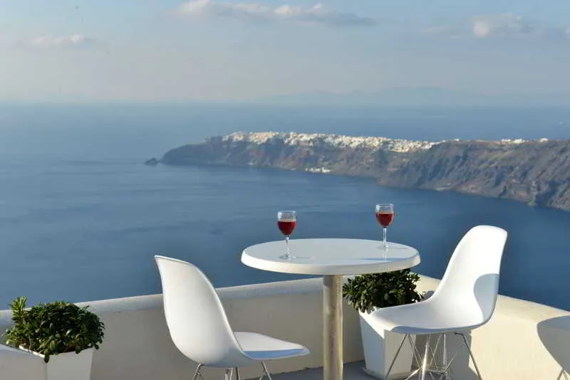 Terrace, Dreaming View Suites, Santorini