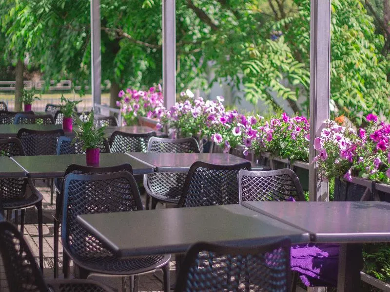 Terrace, Bellevue Park Hotel Riga, Riga