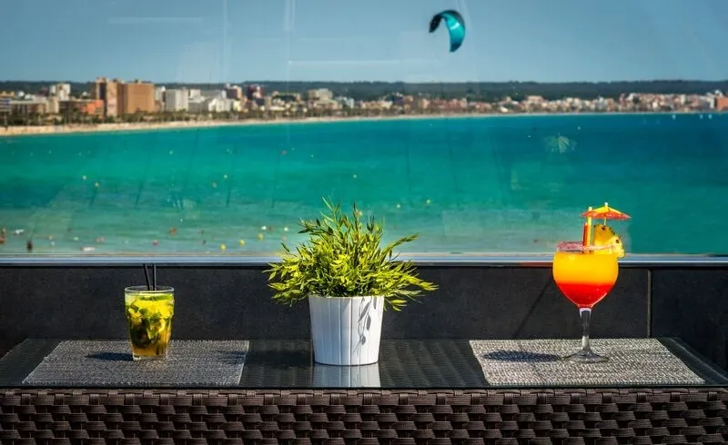 Terrace, Nautic Hotel, Majorca