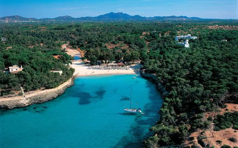 General view, Playa Mondrago, Majorca