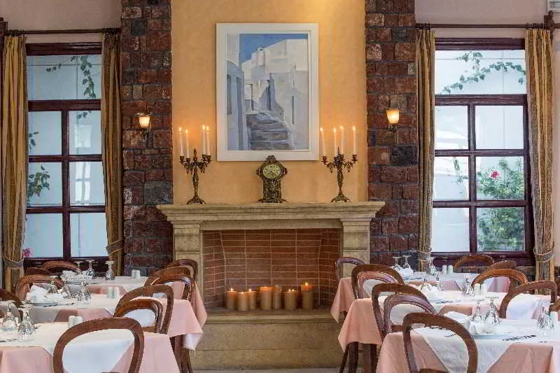 Restaurant, Veggera Hotel, Santorini