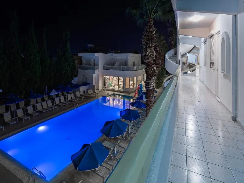 General view, Paleos apartments, Rhodes