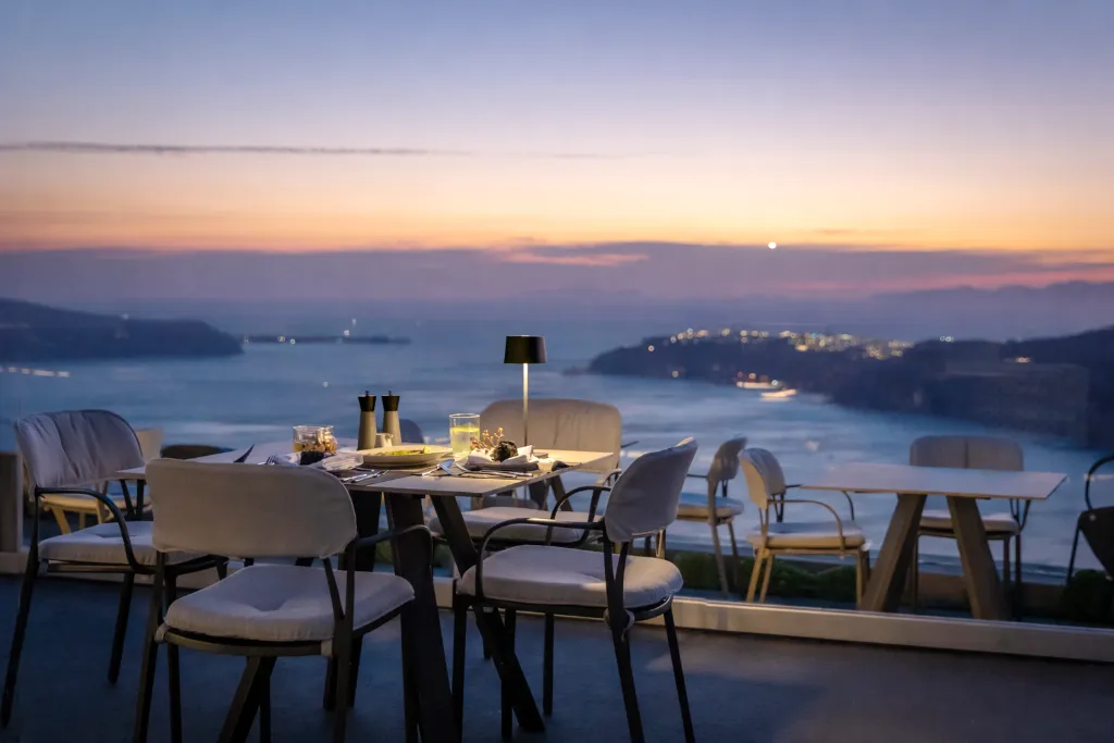 Restaurant, Divine Cave Experience, Santorini
