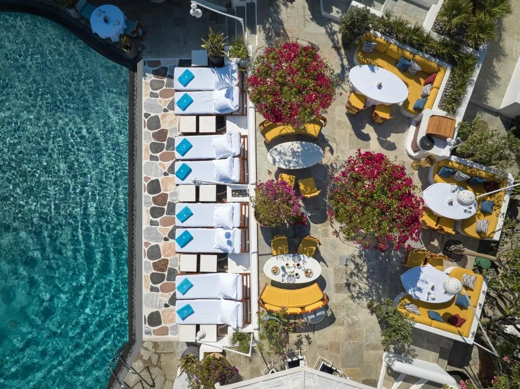 Pool, Belvedere hotel, Mykonos