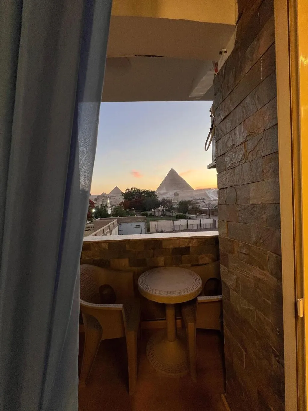 Terrace, Pyramids View Inn, Cairo