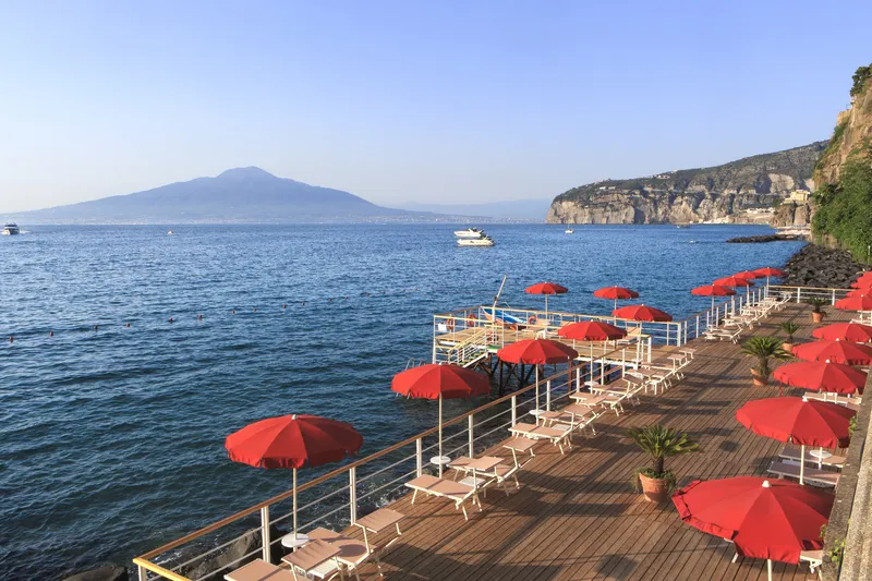 Beach, Grand Hotel Royal, Naples