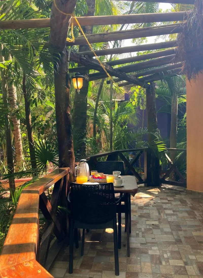 Terrace, Cocos Cabañas, Cancun Area