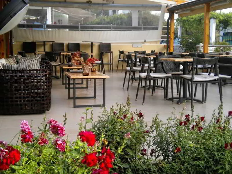 Terrace, Nicolas Hotel, Crete
