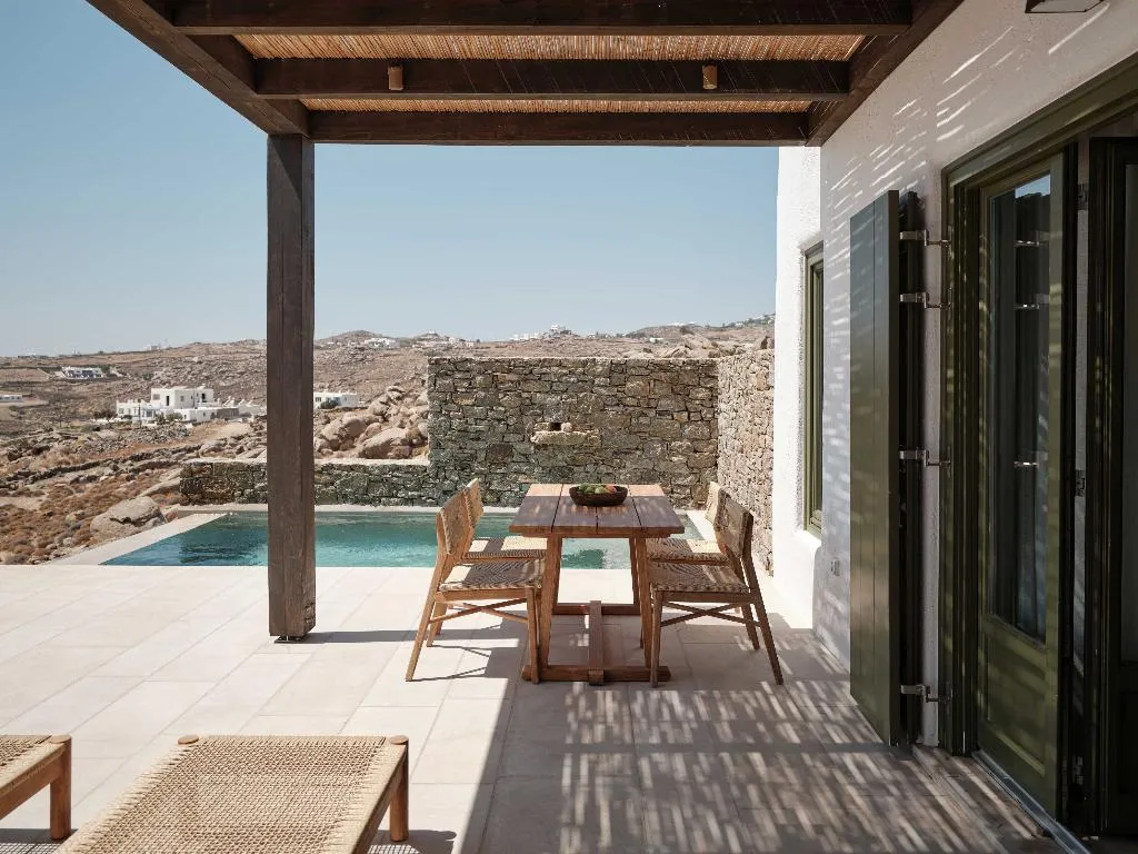 JUNIOR SUITE SEA VIEW WITH PRIVATE POOL Room, Armacaas Mykonos Hotel, Mykonos