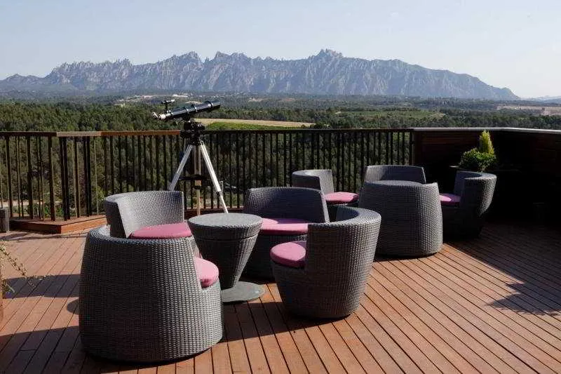 Terrace, Can Bonastre Wine Resort, The Originals Relais, Barcelona