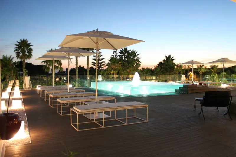Terrace, Mec Paestum Hotel, Naples