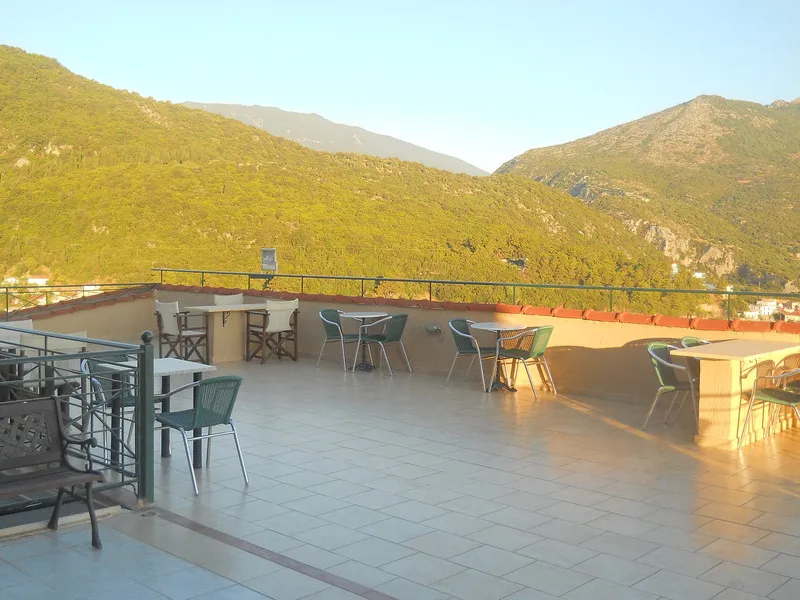 Terrace, Oceanis Hotel, Kalamata