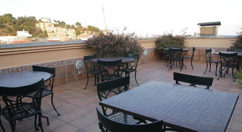 Terrace, Hotel Vila de Tossa, Costa Brava