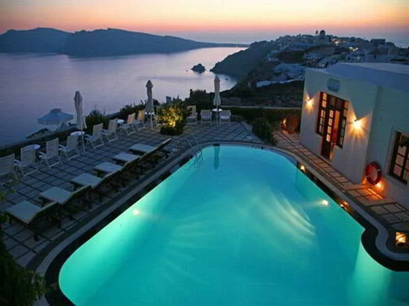 Pool, Nikos Villas Apartments, Santorini