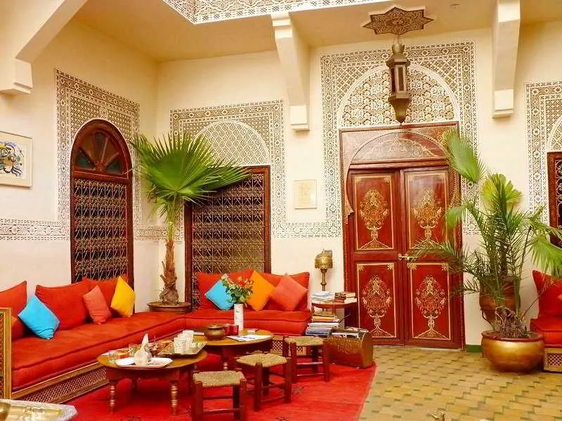 Lobby, Riad Amiris, Marrakech