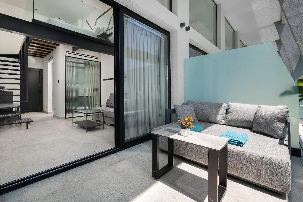 JUNIOR SUITE POOL VIEW Room, Agkyra Boutique Hotel, Rhodes