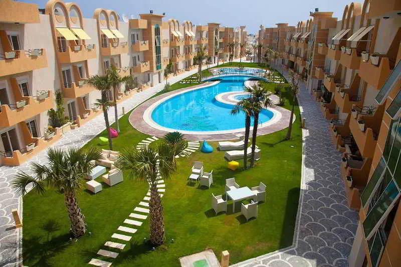 Pool, The Dunes Resort Apartments, Tunisia