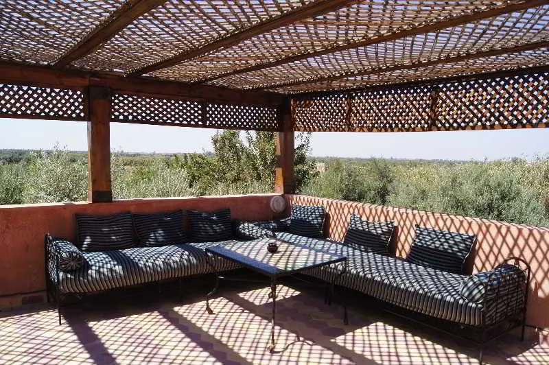 Terrace, Kasbah Chwiter, Marrakech