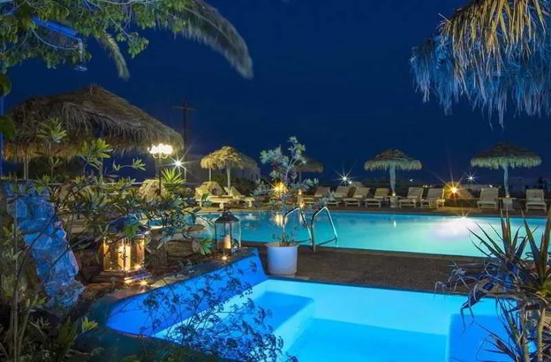 Pool, Pantheon Hotel, Santorini