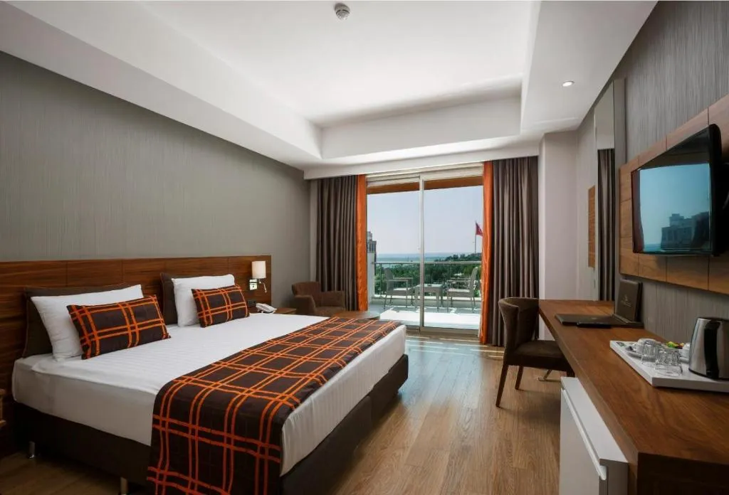 DOUBLE SEA VIEW WITH BALCONY Room, Side Sunport Hotel & Spa, Antalya