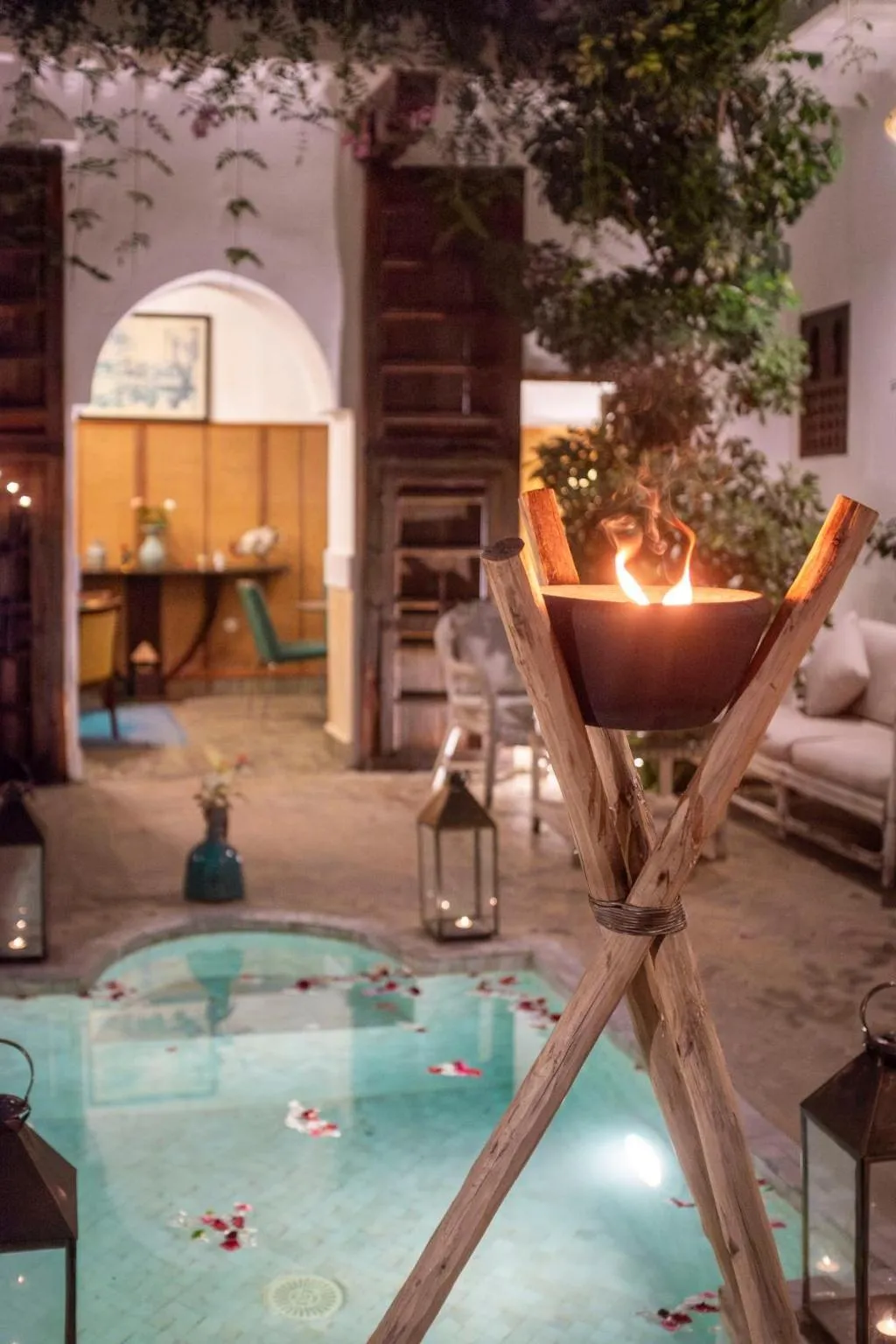 General view, Riad Le Coq Fou, Marrakech