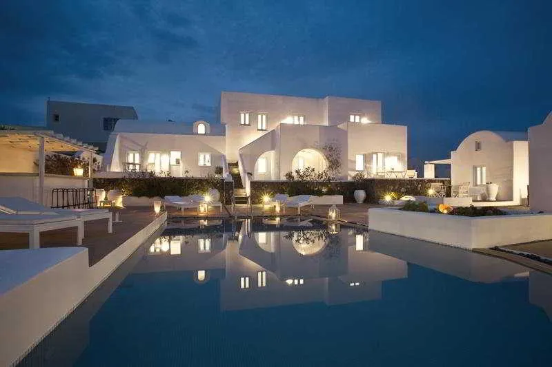 General view, Aria Suites, Santorini