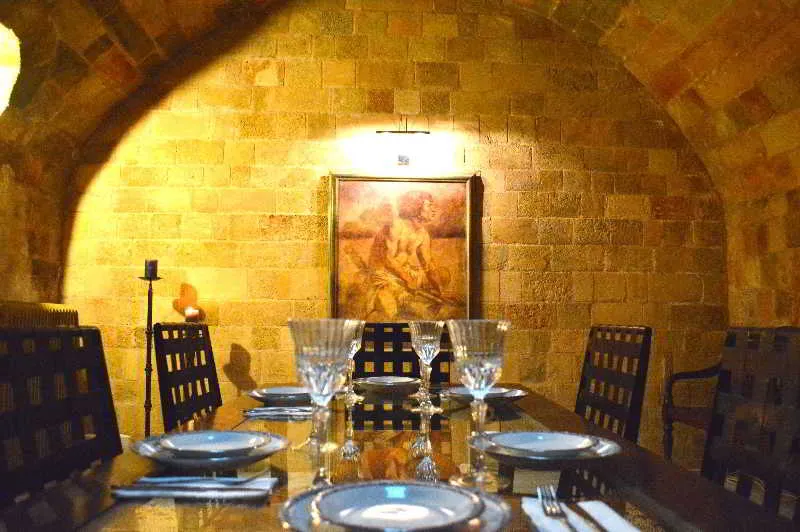Restaurant, Medieval Villa, Rhodes