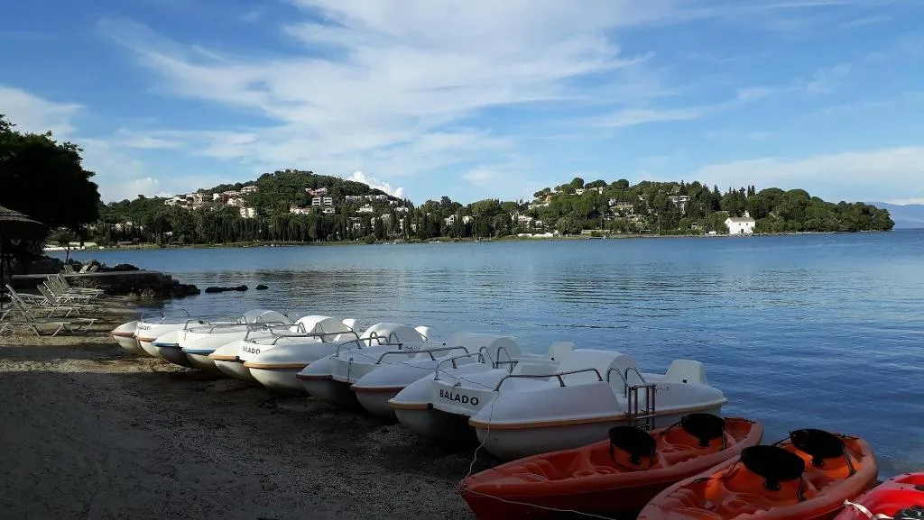 Beach, Pierhouse Hotel In Gouvia, Corfu