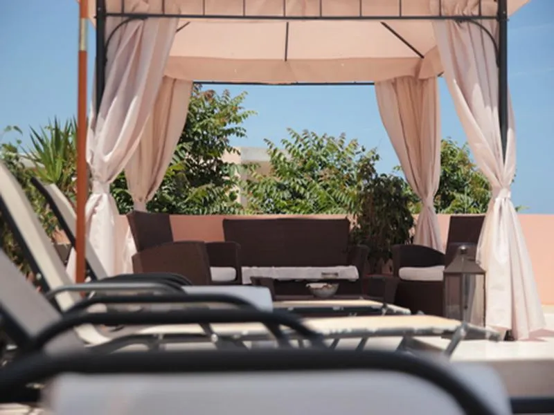 Terrace, Sevach Apartments, Crete