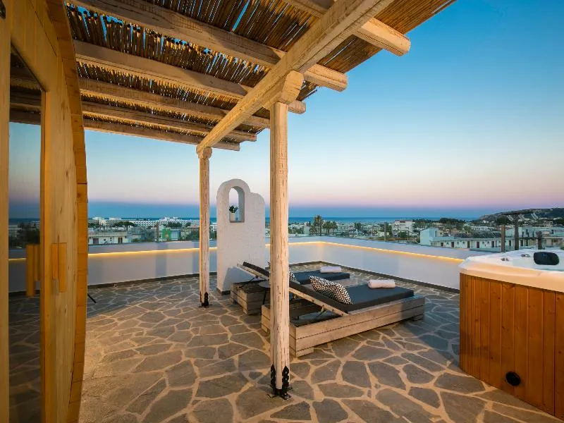 Terrace, Malibu Boutique, Rhodes