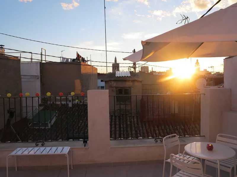 Terrace, Hulot B&B Valencia, Valencia
