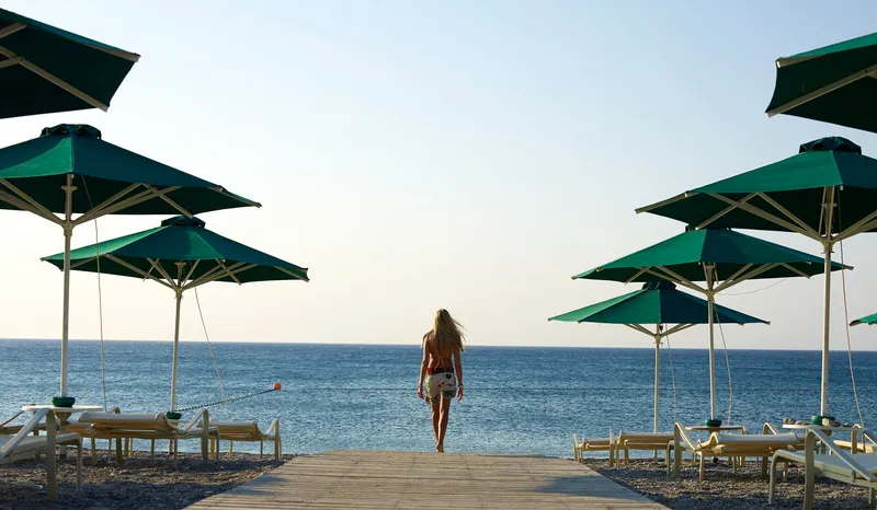 Beach, Esperos Palace Resort Hotel, Rhodes