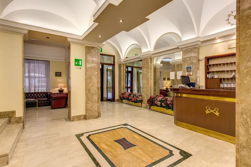 Lobby, Albergo Igea, Rome