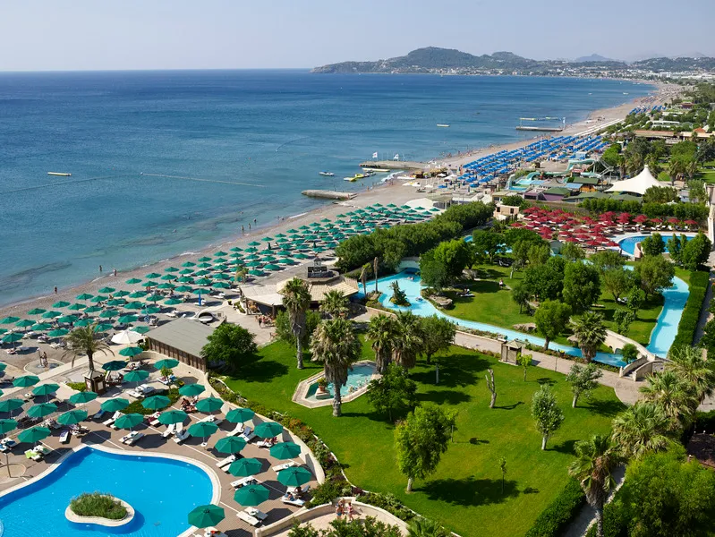Beach, Esperos Palace Resort Hotel, Rhodes