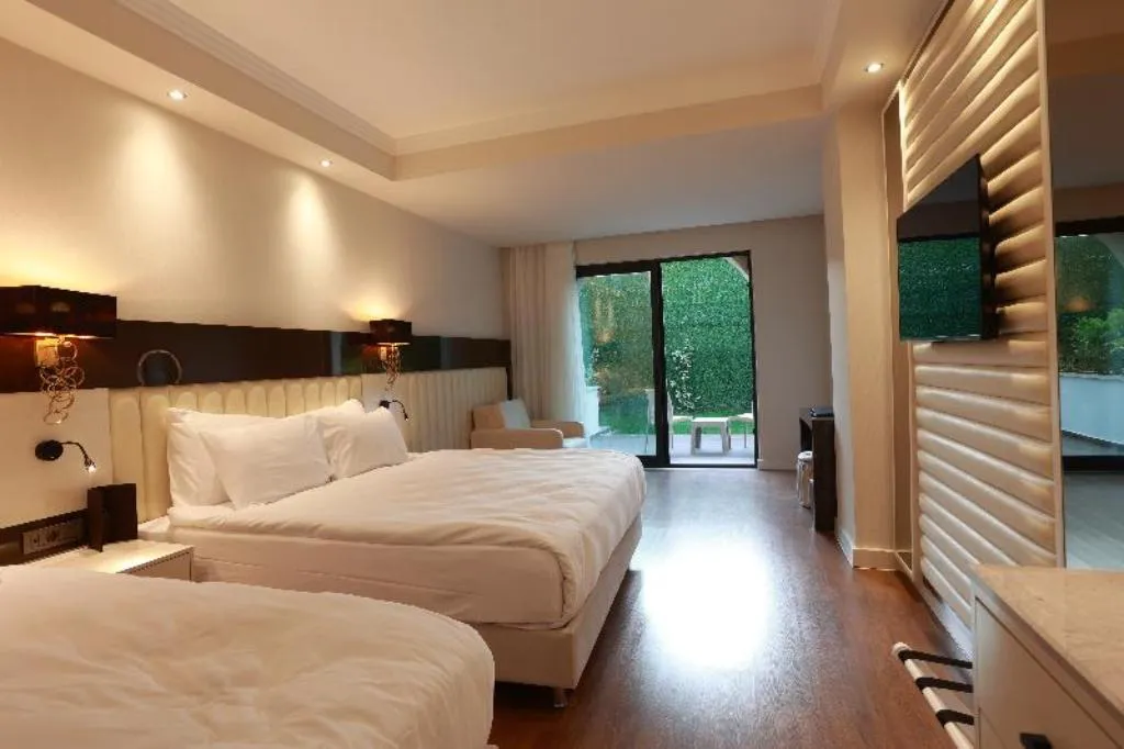 DOUBLE SINGLE USE DELUXE GARDEN VIEW Room, Serenity Queen Hotel, Antalya