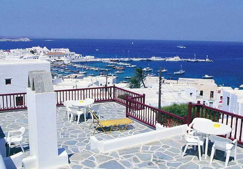 Terrace, Petasos Chic Hotel, Mykonos