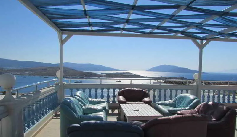 Terrace, Peda Hotels Gumbet Holiday, Bodrum